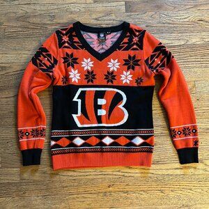 Cincinnati Bengals Women's Ugly Christmas Sweater - Size XL